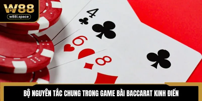 Bộ nguyên tắc chung trong game bài Baccarat kinh điển