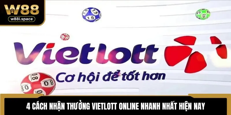 Cách nhận thưởng Vietlott online