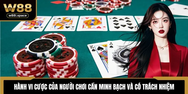 Hành vi cược của người chơi cần minh bạch và có trách nhiệm