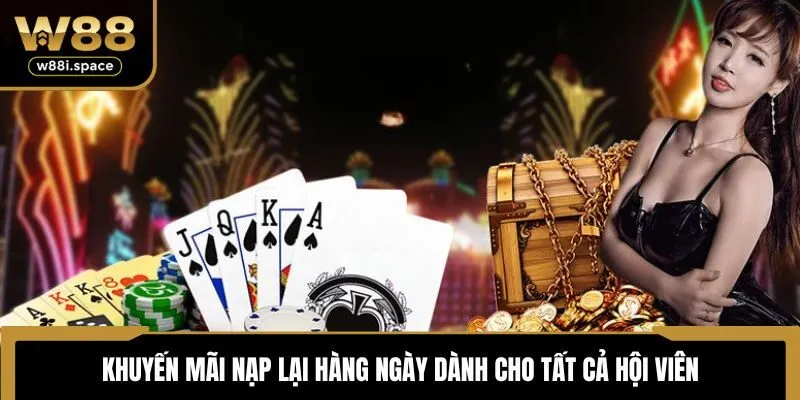 Khuyến mãi nạp lại hàng ngày dành cho tất cả hội viên