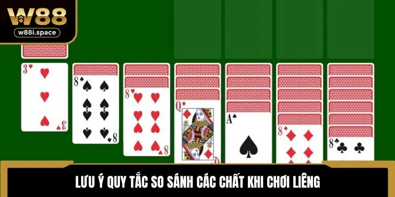 Lưu ý quy tắc so sánh các chất khi chơi liêng