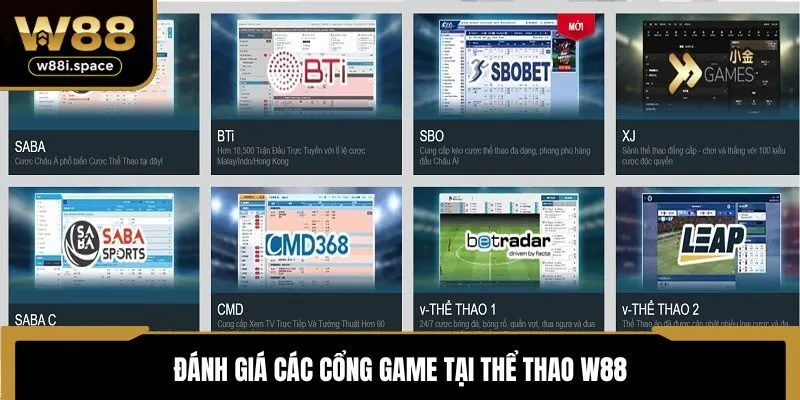 Thể Thao W88 1 Đánh giá các cổng game tại thể thao W88