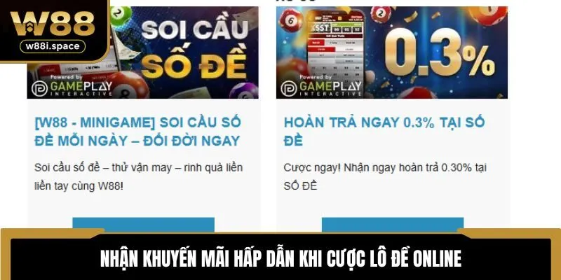 Nhận khuyến mãi hấp dẫn khi cược lô đề online